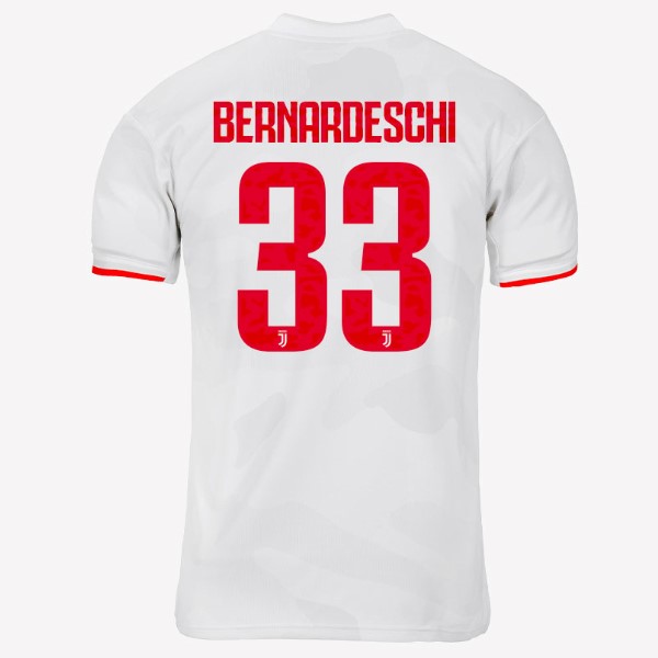 Camiseta Juventus NO.33 Bernaroeschi Replica Segunda Ropa 2019/20 Gris Blanco